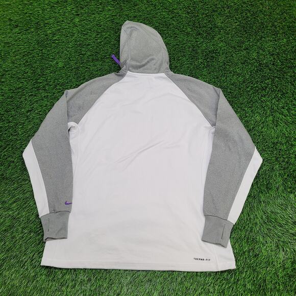 NIKE Therma-Fit Hoodie Large 21x26 Two-Tone Colorblock - Picture 3 of 16